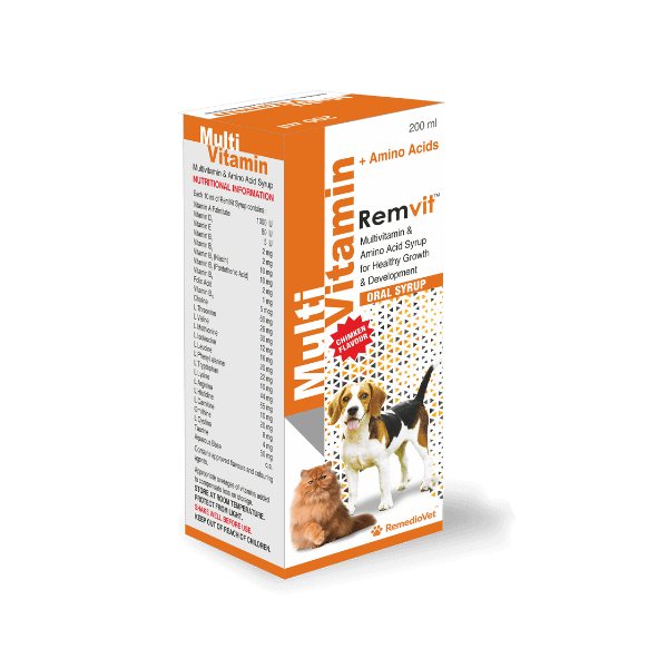 Dog Multivitamin Dog Vitamin Syrup Chicken Flavour